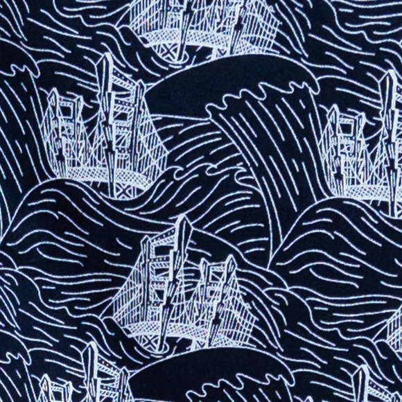 Murano Short Sleeve Print shirt Size M Slim Fit - Picture 3 of 3